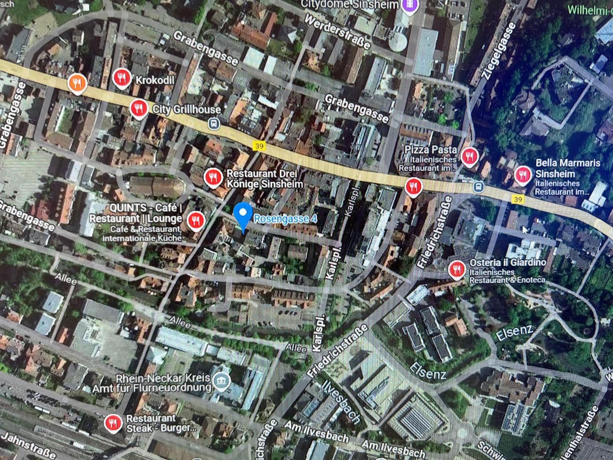 City Apart 2 Stadtwohnung Mit Netflix Nahe Bahnhof Зинсхайм Экстерьер фото